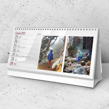 Stolní týdenní fotokalendář na rok 2026 - Světlo a stín