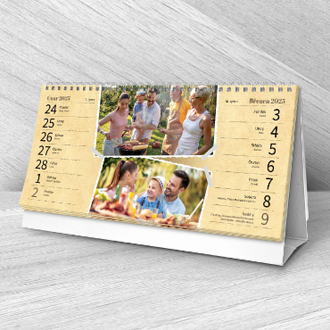 Stolní čtrnáctidenní fotokalendáře na rok 2026, online tvorba - Naše album