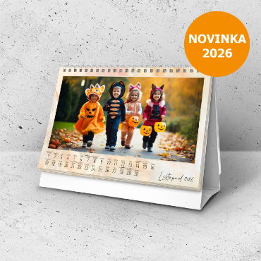 Stolní měsíční fotokalendář na rok 2027 online - Mramor