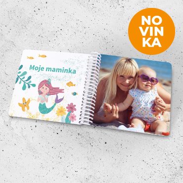 Dětská fotokniha | Personalizovaná kniha pro děti - Mořská panna