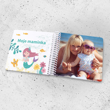 Dětská fotokniha | Personalizovaná kniha pro děti - Mořská panna