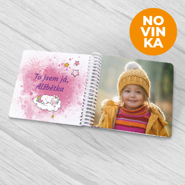 Dětská fotokniha | Personalizovaná kniha pro děti - Jednorožec