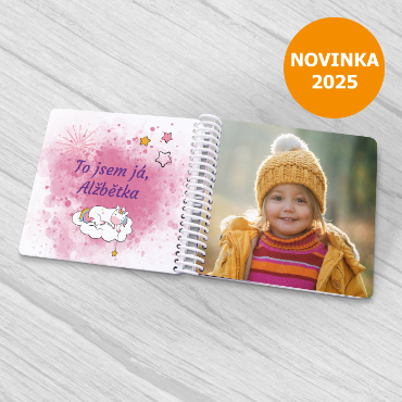 Dětská fotokniha | Personalizovaná kniha pro děti - Jednorožec