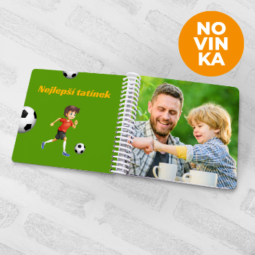 Dětská fotokniha | Personalizovaná kniha pro děti - Fotbalista