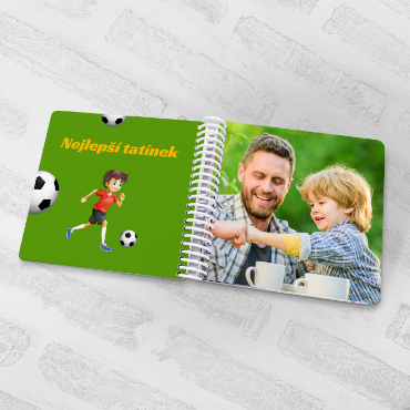 Dětská fotokniha | Personalizovaná kniha pro děti - Fotbalista