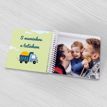 Dětská fotokniha | Personalizovaná kniha pro děti - Malý řidič