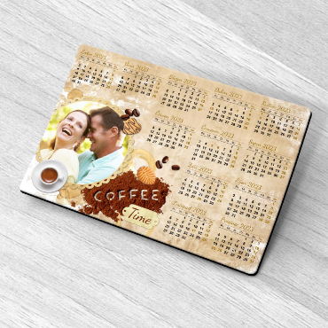 Magnetický fotokalendář na lednici jednoduše, online | Tiskarena - Coffee Time
