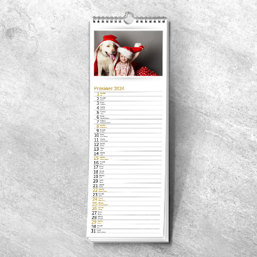 Vázankový kalendář z vlastních fotek online 2024