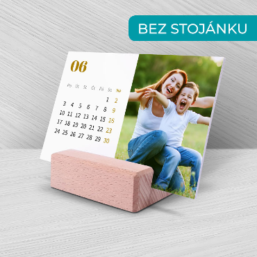 Stolní stojánkový fotokalendář bez stojánku na rok 2024 | Tiskarena